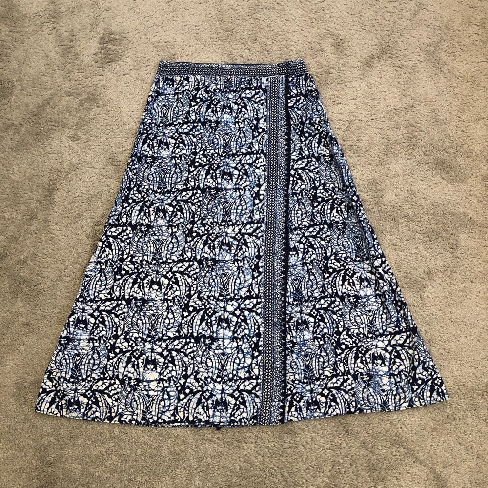 Indigo Maxi Skirt
